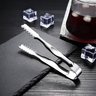 4 Pieces Ice Tongs and Scoops Stainless Steel Ice Cube Tong with Teeth Ice  Shovel Scoop Ice Cube Buffet Clip Candy Scoop Food Kitchen Serving Tong Set