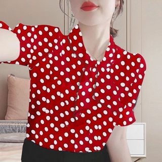 Blusas de best sale bolas rojas