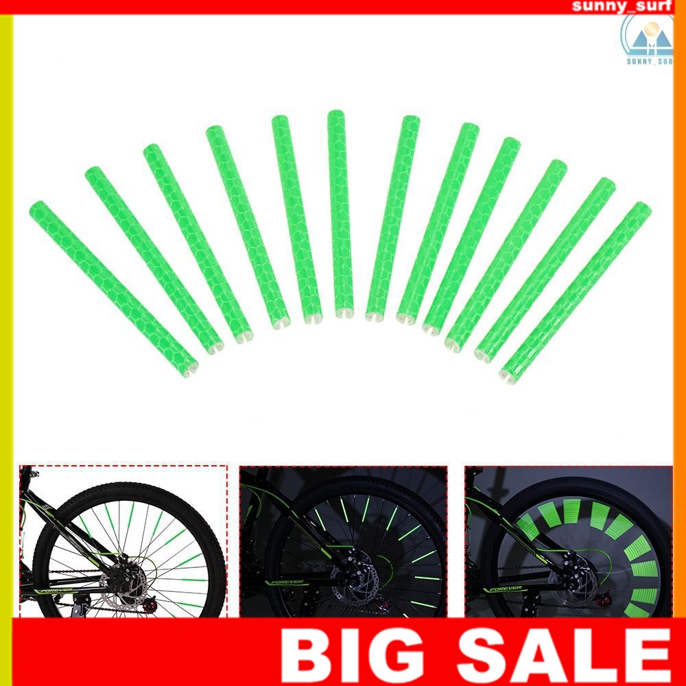 Sunny 24PCS Bicycle Bike Wheel Spokes Reflective Sticks Tube Safe ...