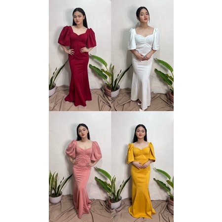 Filipiniana mermaid style best sale