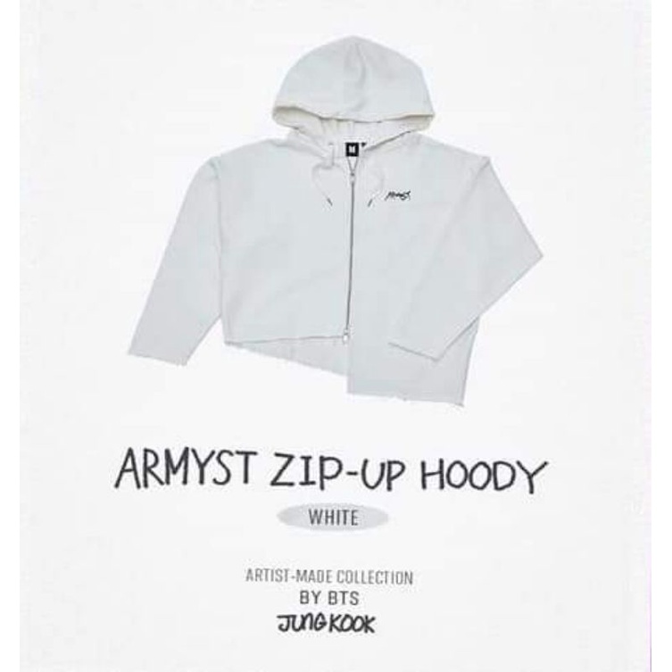 ARTIST - MADE COLLECTION by BTS Jungkook ARMYST Zip-Up Hoody