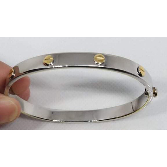 Cartier bracelet 2025 two tone