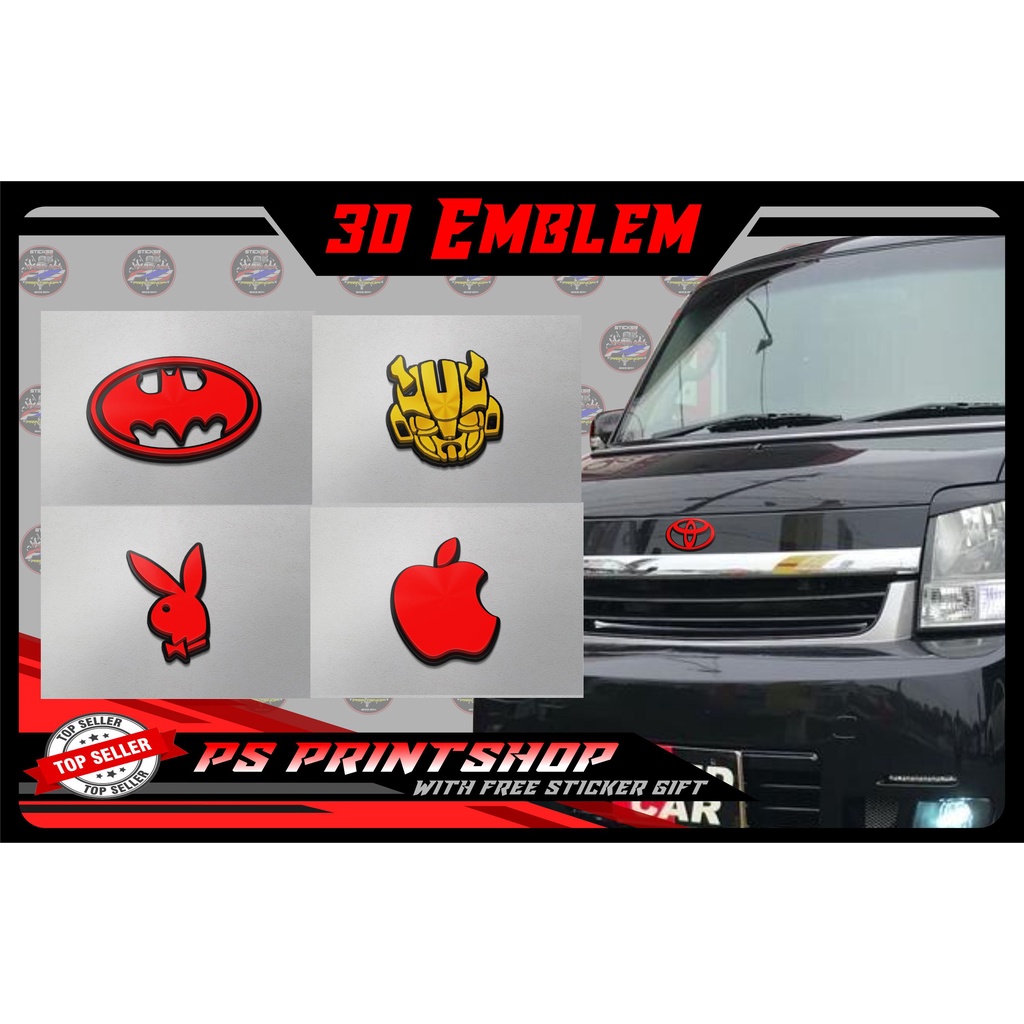 Car 3D Emboss Emblem Logo For Car,Motorcycle Transformer,Toyota,Mazda ...
