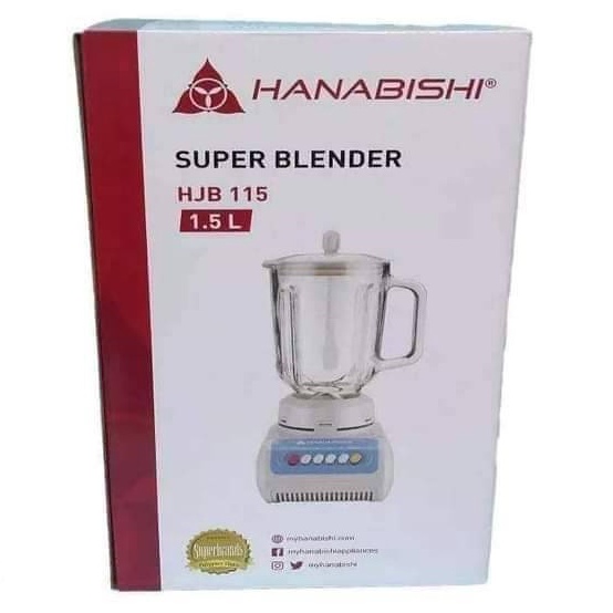 Hanabishi Super Blender 1.5 Liters HJB 115 Shopee Philippines