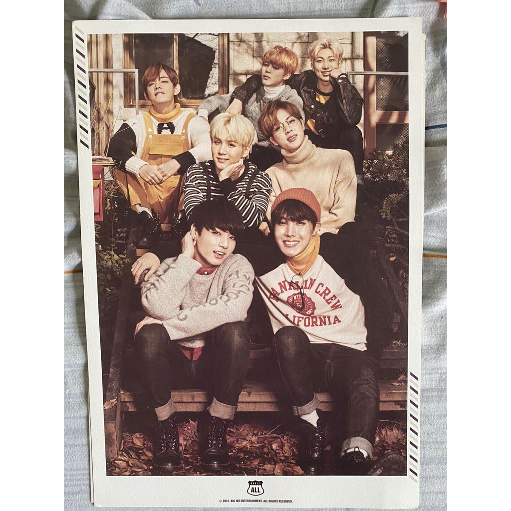 BTS 2nd Muster Mini Poster (RARE) | Shopee Philippines