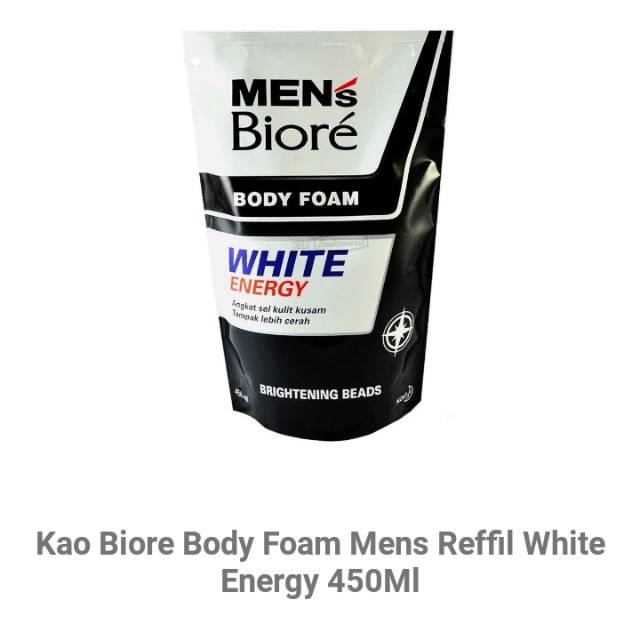 Kao Biore Body Foam Men Hayu Aposhayu S Refill White Energy Ml