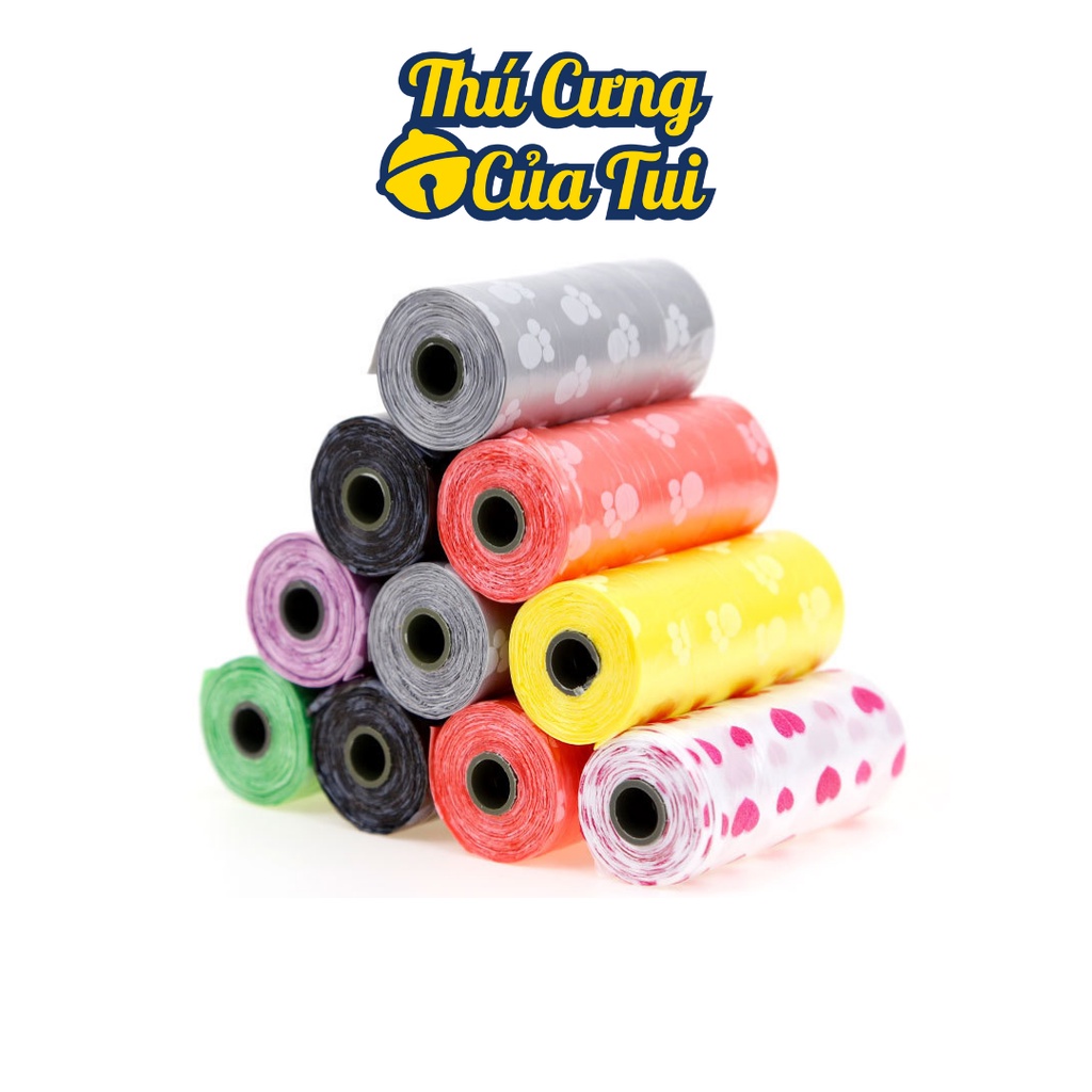 Plastic Bag Garbage Roll to Clean Poop for Pets Dogs and Cats My Pets