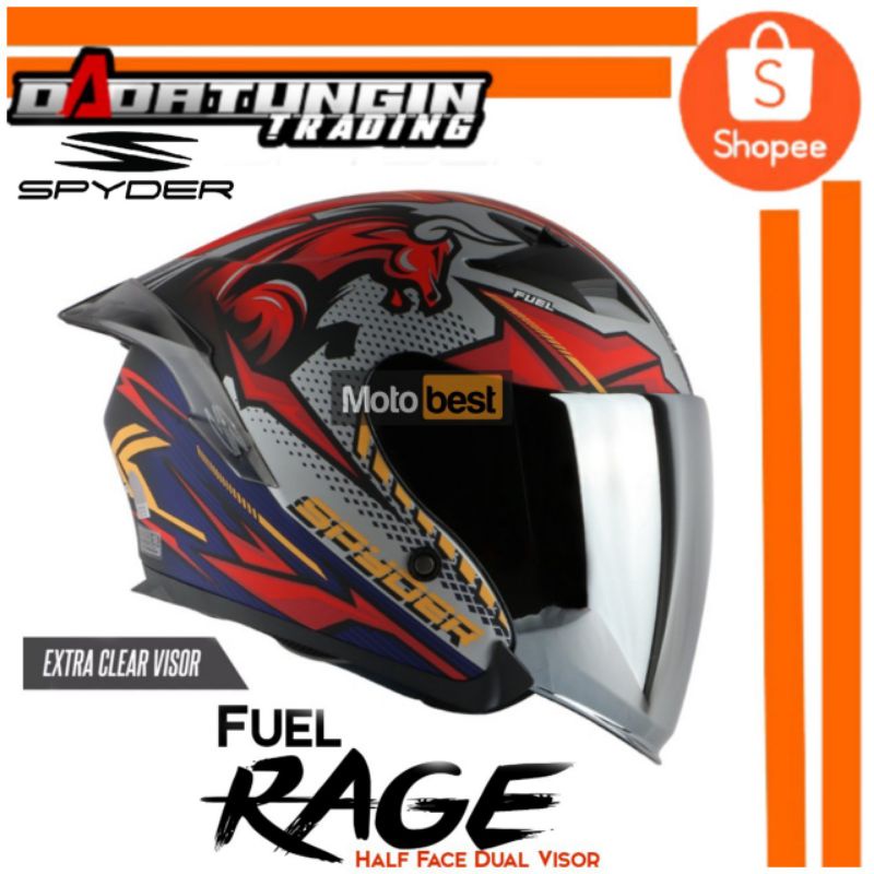 Fuel motorcycle helmet store visor