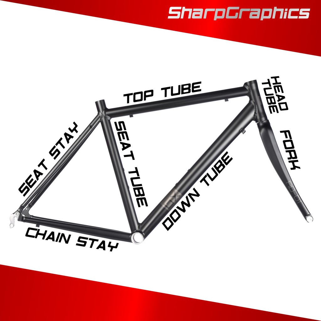 STICKER DECAL ONLY SPECIALIZED TREK TRINX BIKE FRAME BRAND | Shopee ...