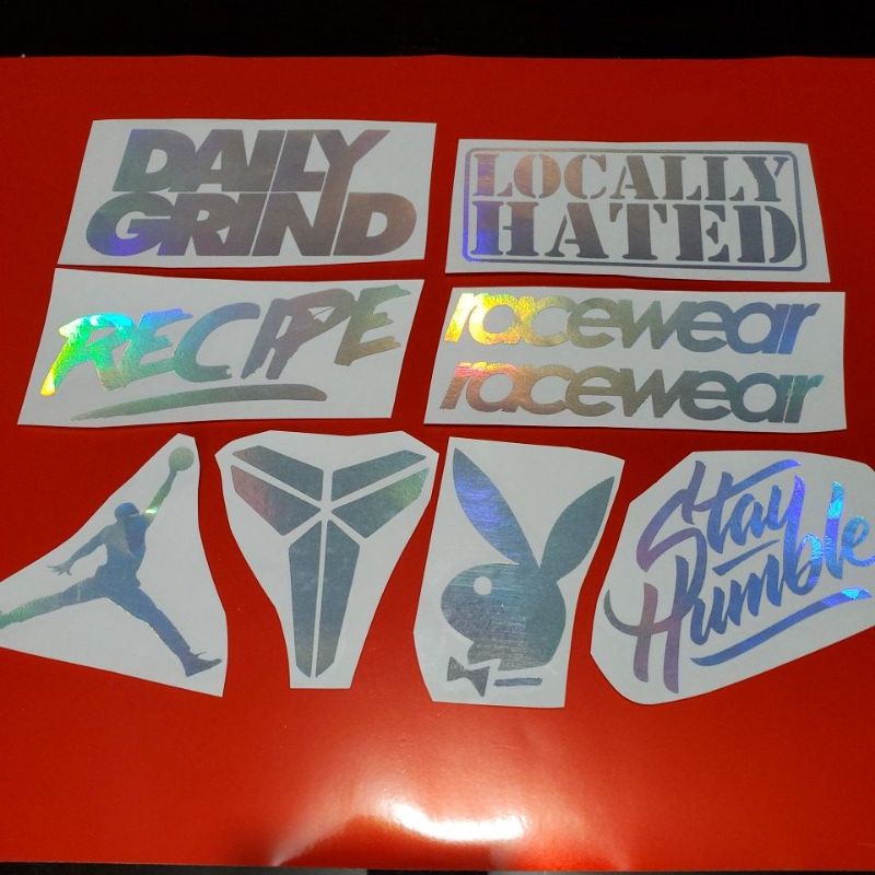 sticker set holographic | Shopee Philippines