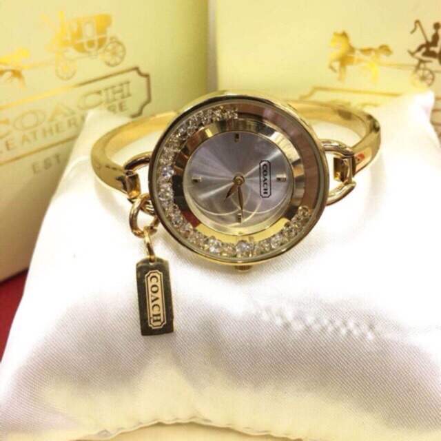 Coach bangle cheap bracelet watch