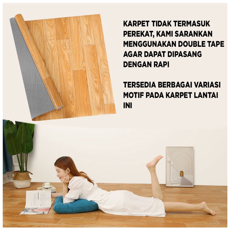 Vinyl FLOOR CARPET roll 0.7 THICK Size 1 METER AND 2 METER | Shopee ...