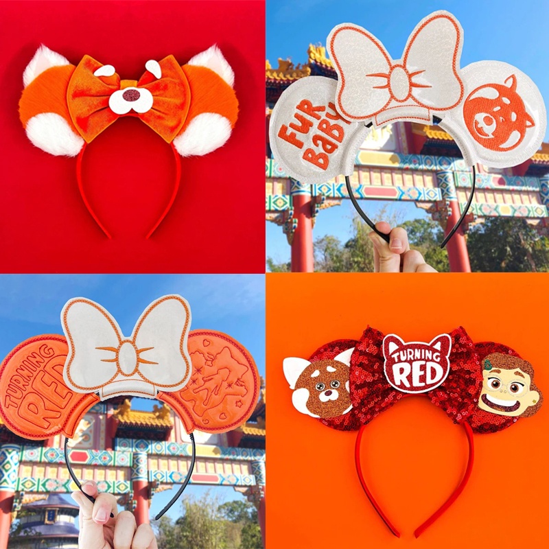 Disney Turning Red Headband Cosplay Red Bear Xiao Mei Turning Red ...