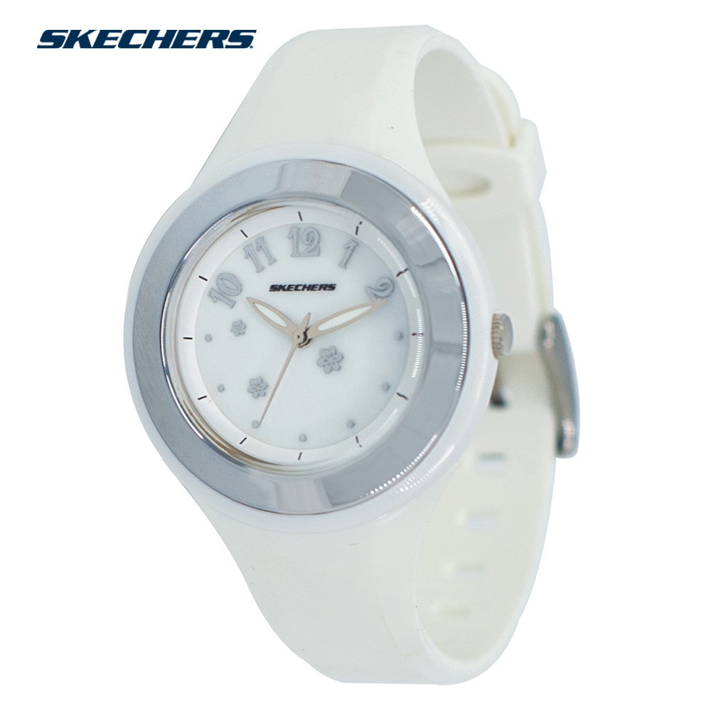 Skechers Time Womens Blueprint Analog Watch White Shopee