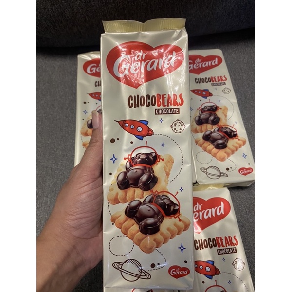 CHOCO BEARS MILK CHOCOLATE BISCUITS WITH CREAMY CREAM 175g Shopee