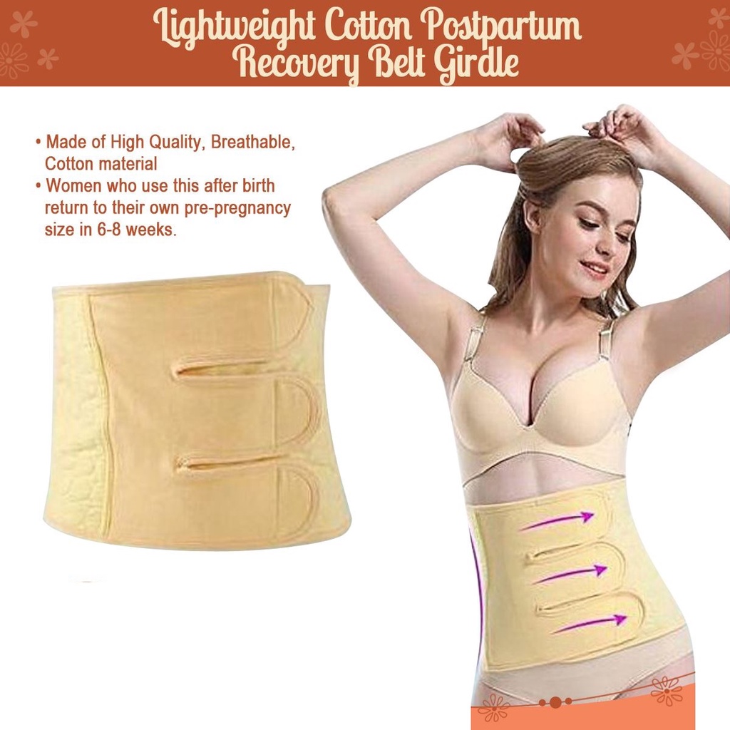 MEGA SALE Lightweight Cotton Postpartum Recovery Girdle Belly Belt