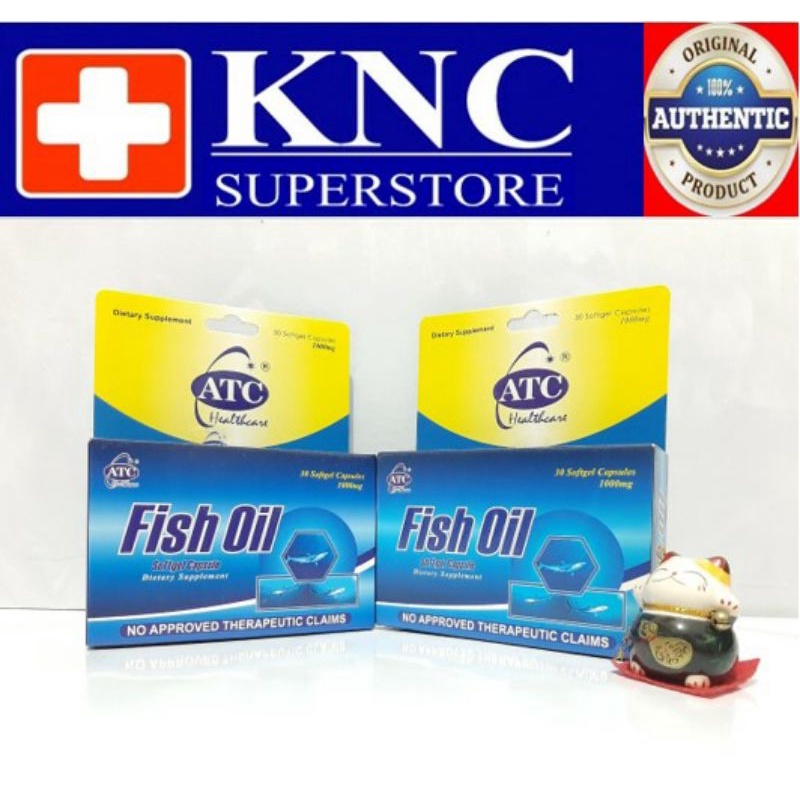 Fish oil ATC 30 softgel capsules 1000mg Shopee Philippines