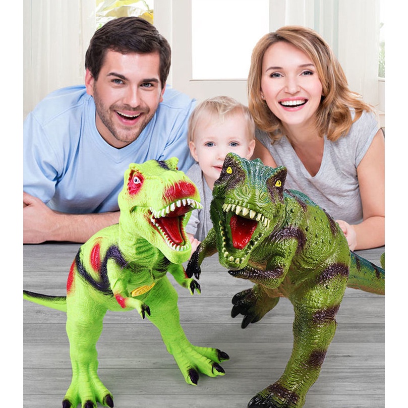Dinosaur Toys for Kids and Toddlers, Blue Velociraptor TRex