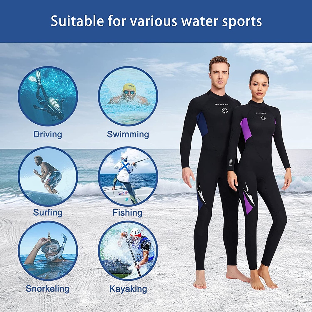 Gogokids Eendelig badpak voor jongens en meisjes, eendelig, thermisch badpak, 2,5 mm neopreen, duikpak, snorkelpak, uv-bescherming 50