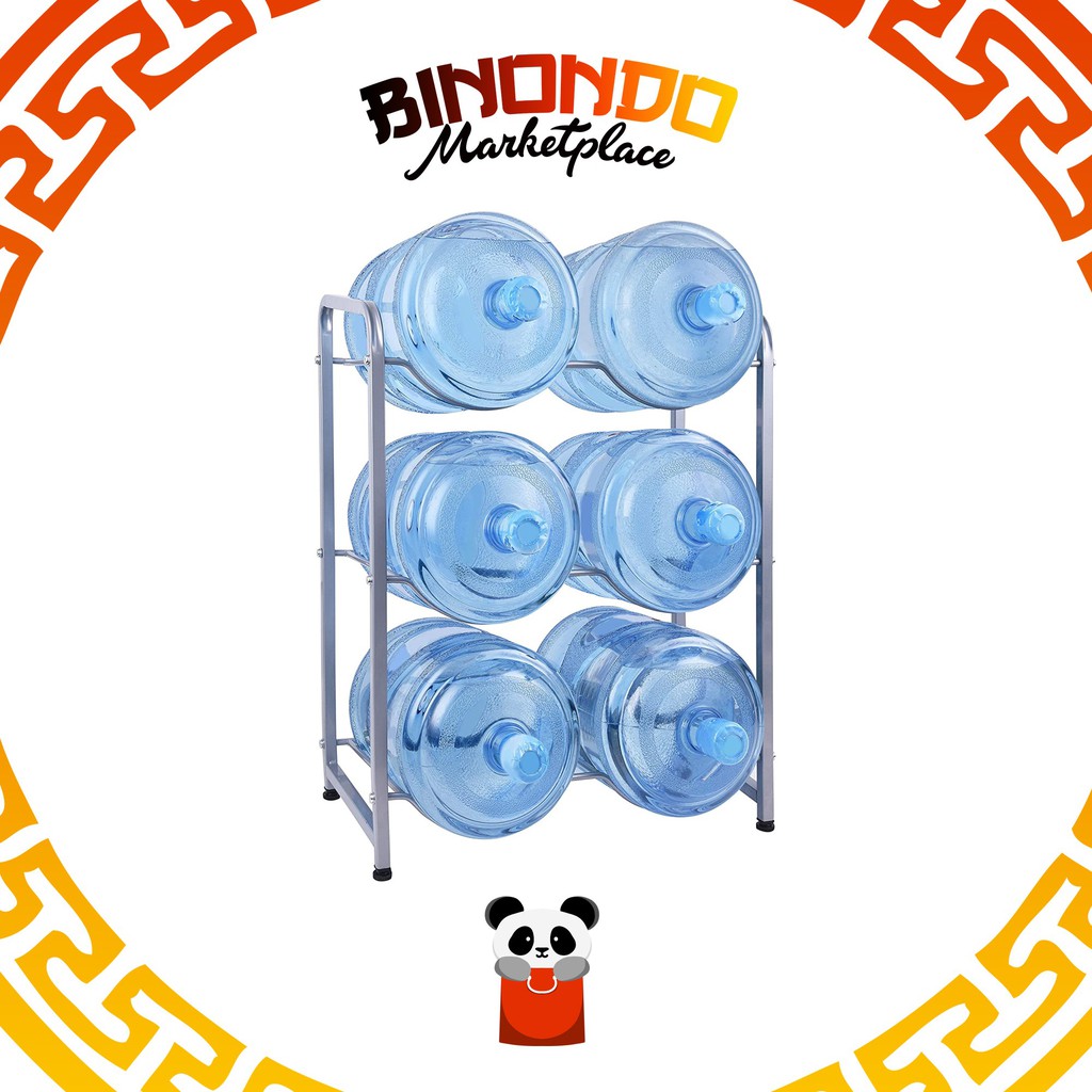 Double Stand 3 Layer Water Rack Water Gallon Rack Dispenser Water