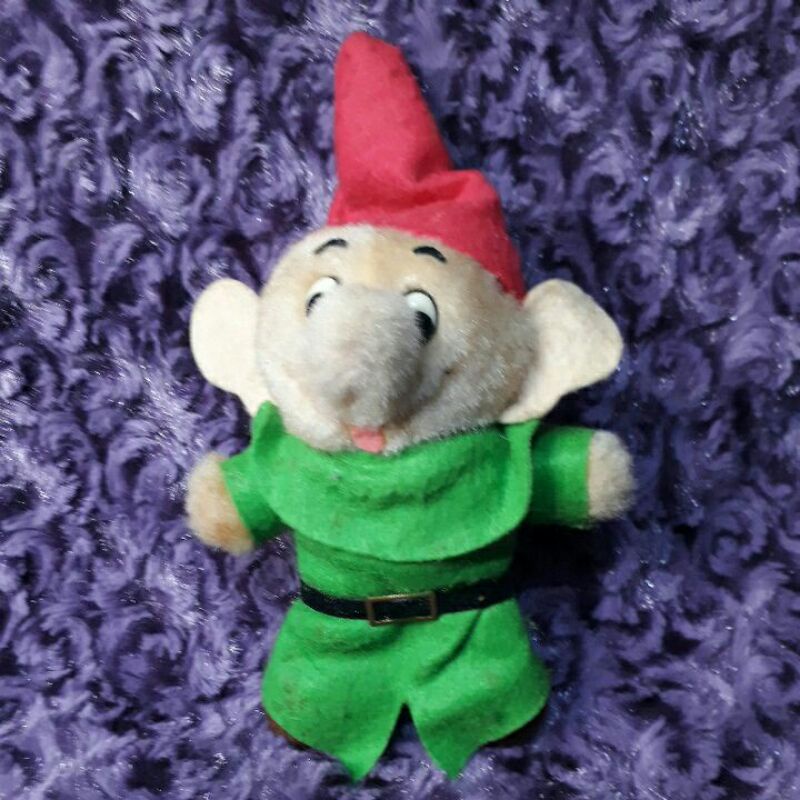 Walt Disney Classic Vintage Dopey Dwarf Plush Mini Stuffed Toy 16cm Shopee Philippines 