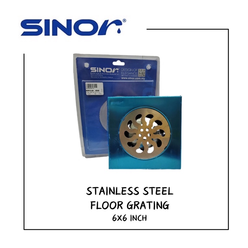 SINOR STAINLESS STEEL FLOOR GRATING | Shopee Philippines