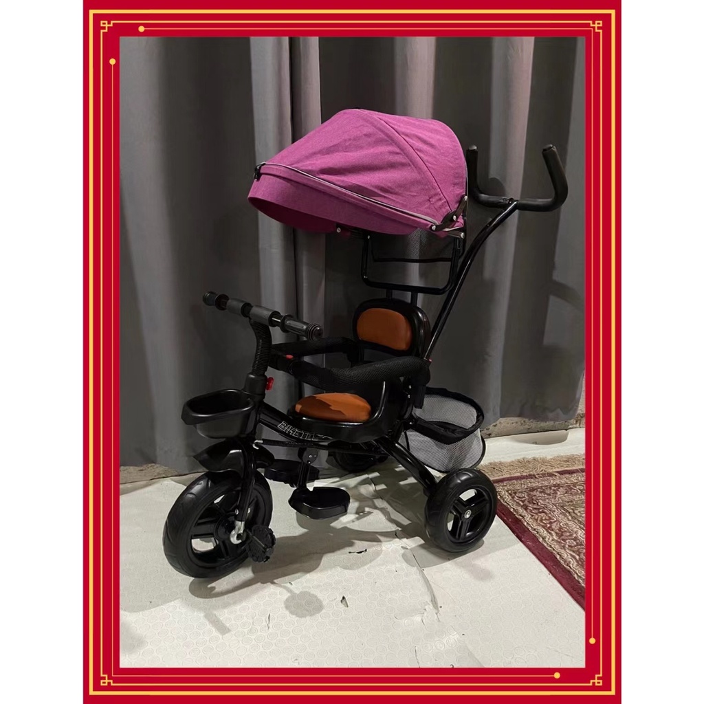 baby bicycle with push handle