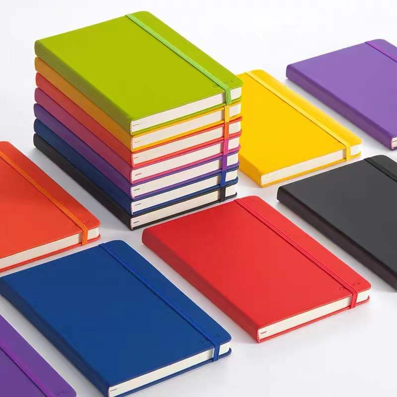 A5/A6 Notebooks Stationery 25K Moleskin Rubber Diary Strap Notebook w