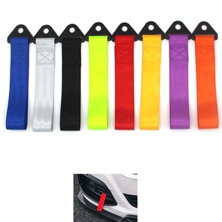 Universal Orange High Strength Racing Tow Strap For Front Rear Bumper Hook  Car Rope Ribbon