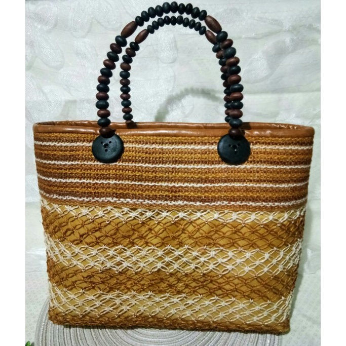 Elegante Albay Abaca Bag Leticia Woman Handbag Native Bag | Shopee