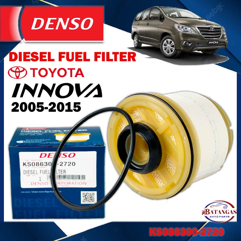 DENSO DIESEL FUEL FILTER TOYOTA INNOVA 20052015 PN KS0863002720
