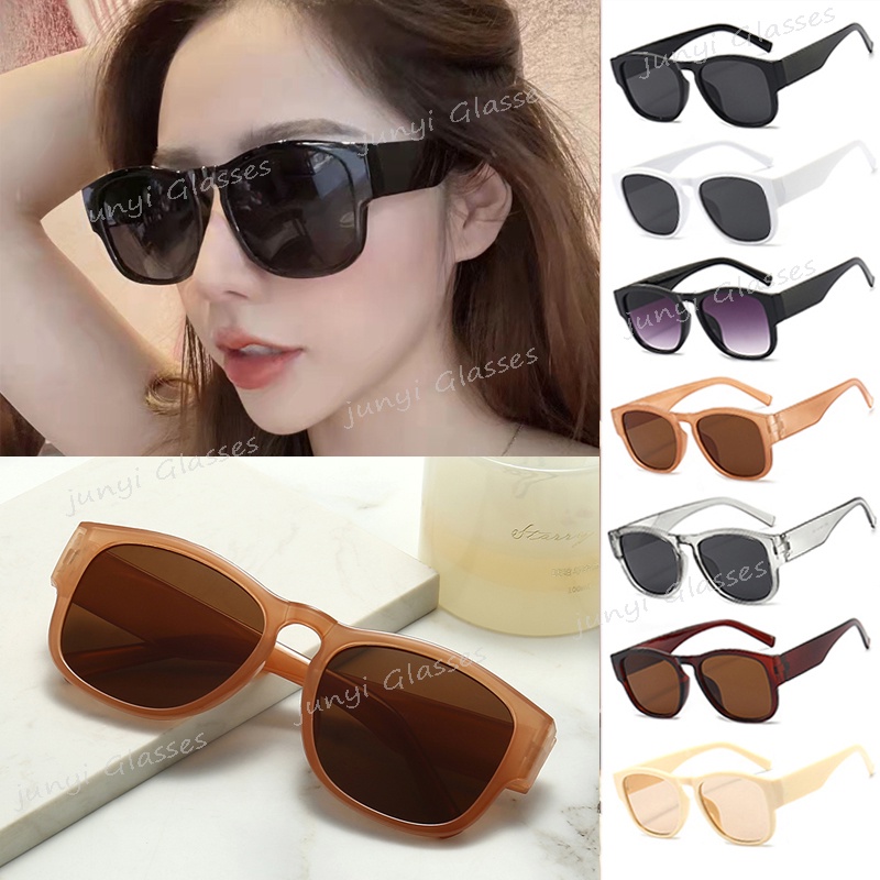Fashion Large Frame Square Sunglasses Women Men Anti-UV Retro Classic Glasses  outdoor Wild shade Eyewear