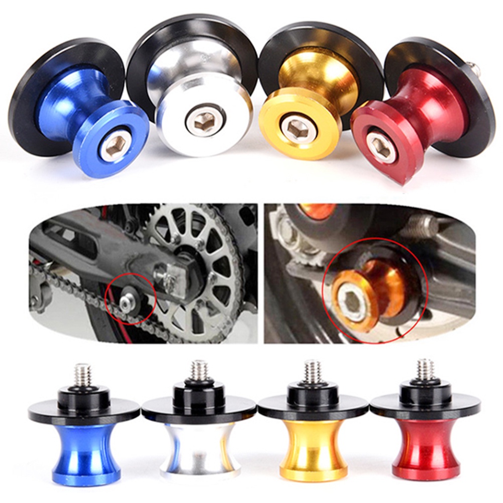 FXCNC Universal Motorcycle Swingarm Spools – CNC Aluminum, 6/8/10mm – Multiple Colors