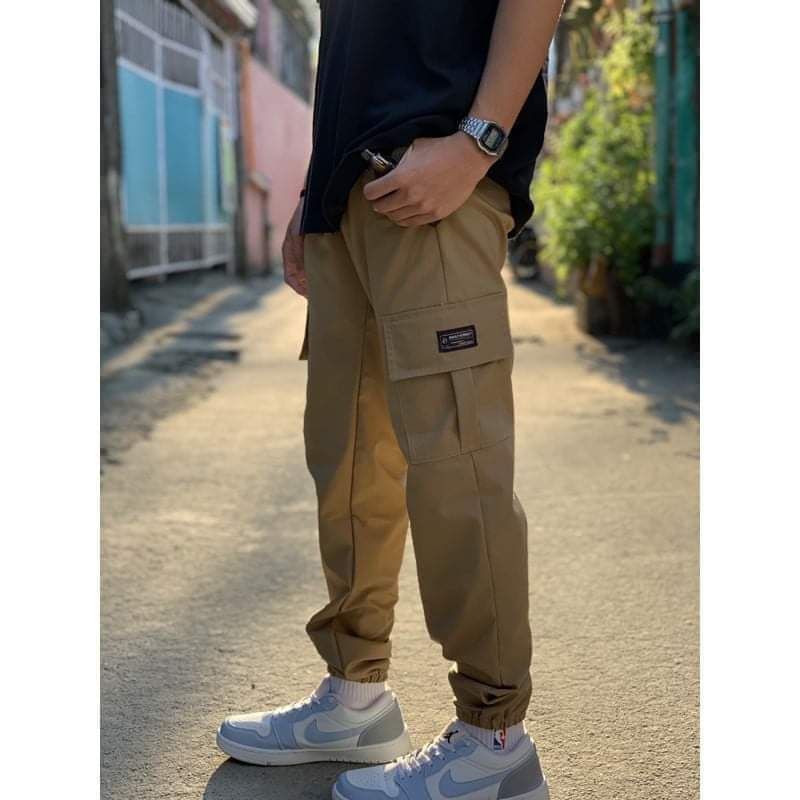 Jogger pants best sale six pocket