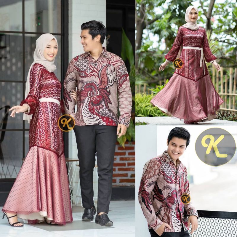 KATUN Modern Couple Batik Clothes Batik Couple Batik Set Couple Clothes ...
