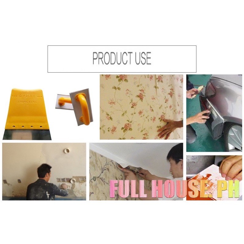 WALLPAPER FLATTENER WALL STICKER SQUEEGEE TOOL PALETA | Shopee Philippines