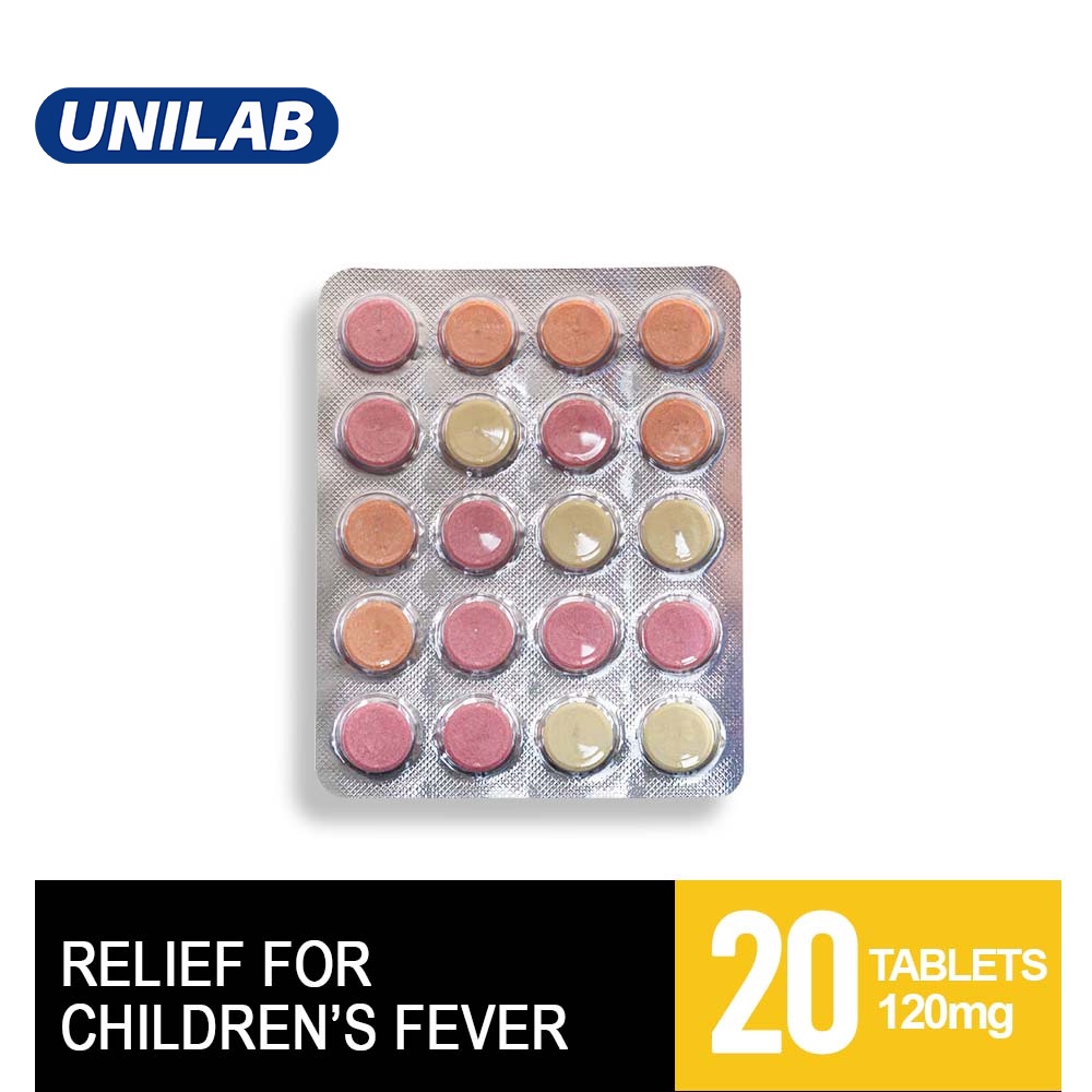 United Home Kiddilets Chewable Paracetamol 20 Tabs/Blister (For Relief