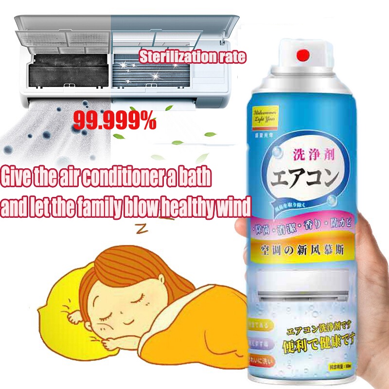 500ML car aircon cleaner /aircon cleaner spray/aircon coil cleaner/unclog aircon cleaner