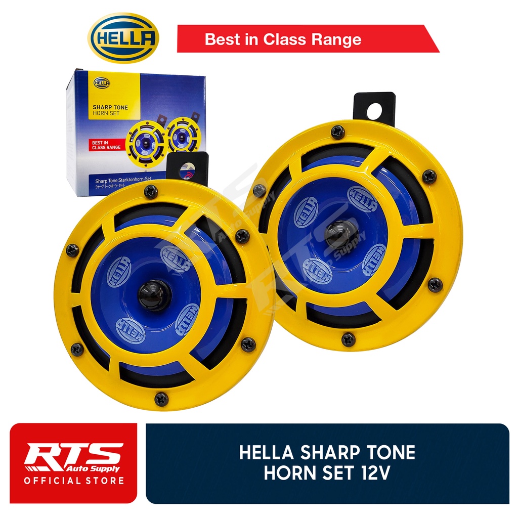 Hella Sharp Tone Horn Set 12v Car and Motorcycle Horn Shopee