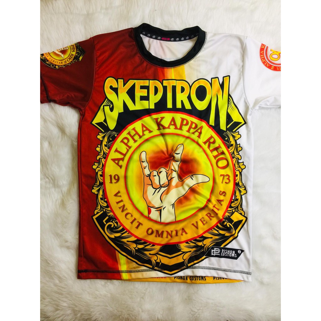 Acp V.8 Alpha Kappa Rho Full Sublimation Frat Skeptron T-Shirt | Shopee ...