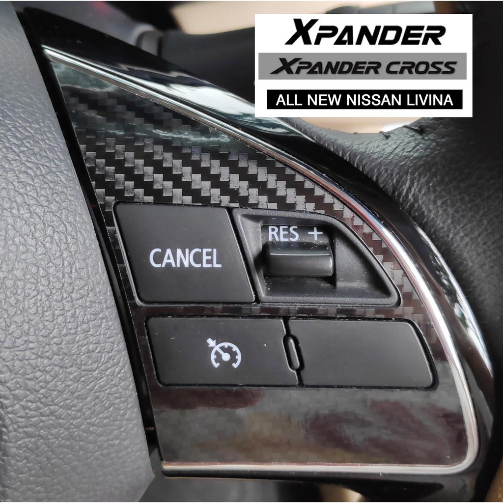Xpander/xpander Cross Steering Wheel Sticker Carbon Motif Shopee