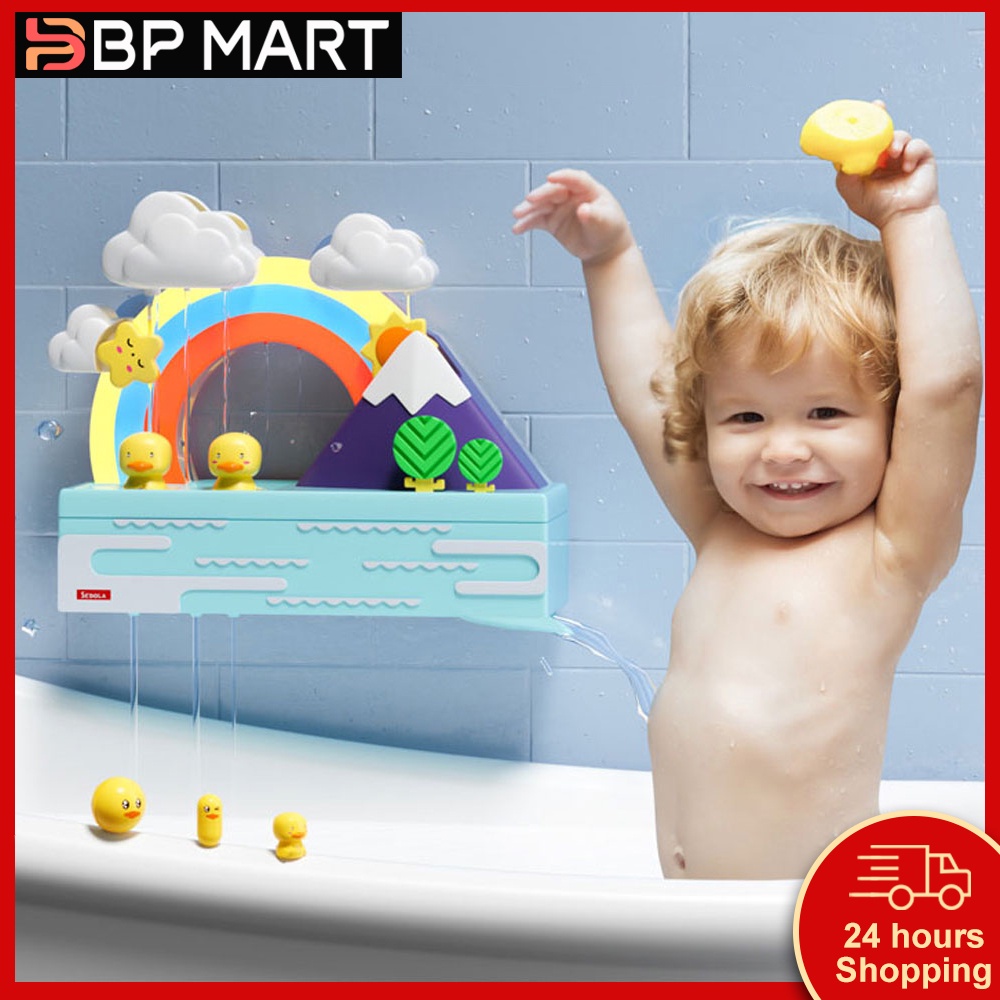 Children's ToysNew Baby Bath Toy Electric Light Up Rainbow Shower ...