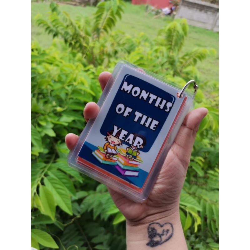 Months of the year flashcard | Shopee Philippines
