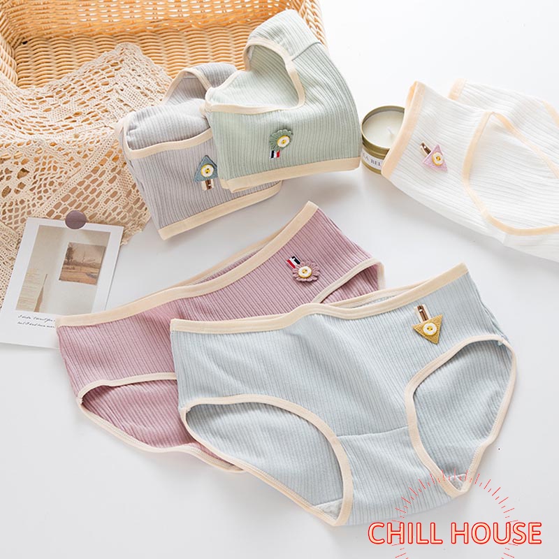 Cotton Underwear Attached Cute Picture QL22 | Shopee Philippines