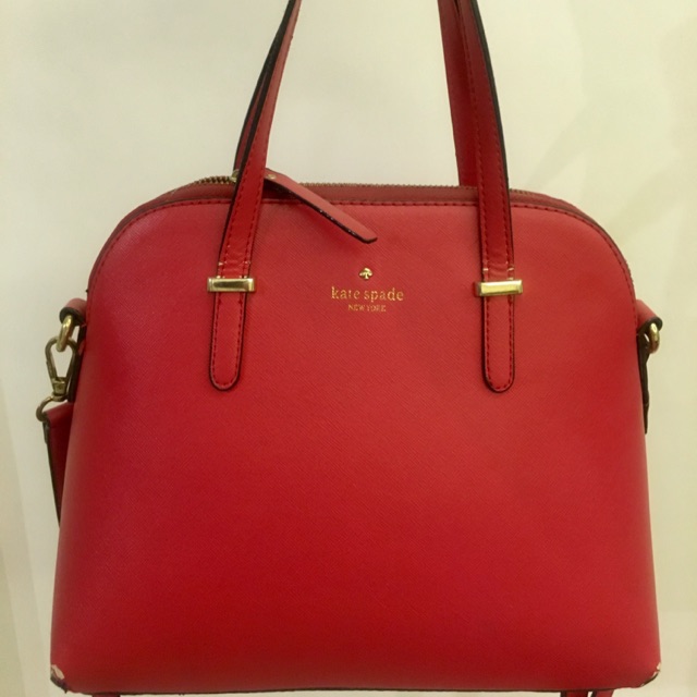 Red kate spade bag hot sale