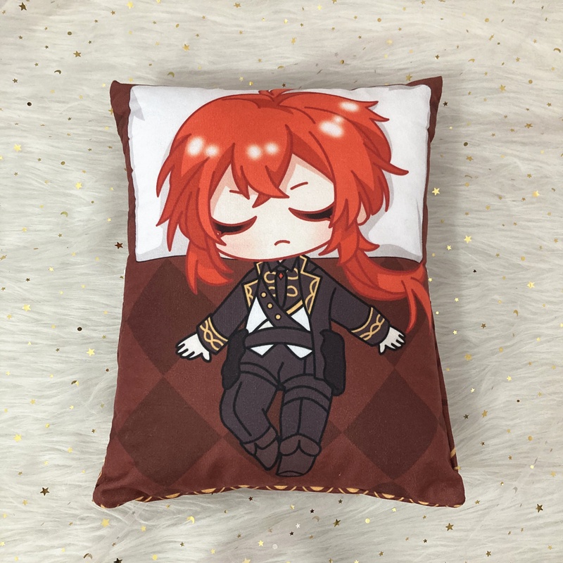 New Creative Genshin Impact Cute Pillow Sleeping Kazuha Plush Toy Hutao ...