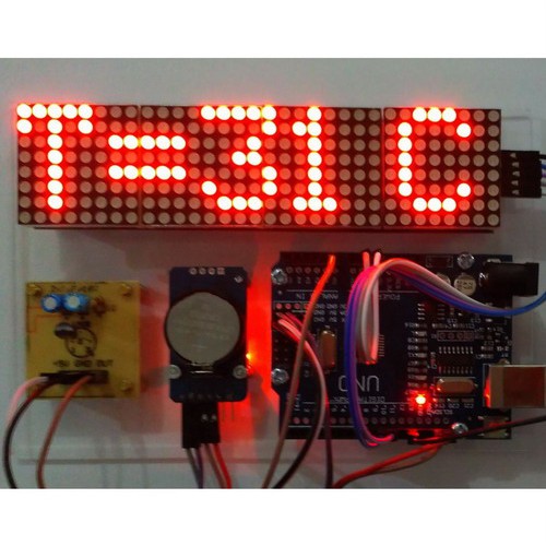 Running Text Arduino - Learning Kit to Make LED Running Text with ...