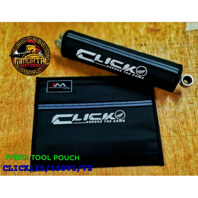 HONDA CLICK SHOCK COVER WHITE PRINT | Shopee Philippines