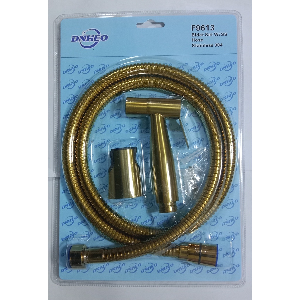 GOLD BIDET Toilet Sprayer Set 3in1 Stainless Brushed Gold Toilet