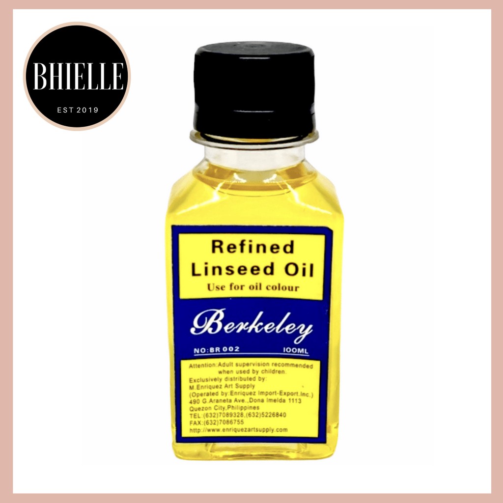 Berkeley Refined Linseed Oil and Turpentine 100ml SOLD PER PIECE Shopee Philippines